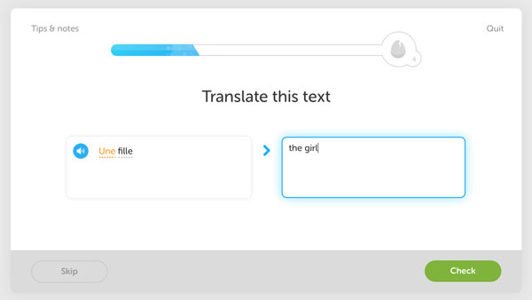 Duolingo в действии