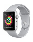 Apple Watch 3 LTE 38 мм серебристый алюминий/дымчатый (MQJN2)