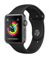 Apple Watch 3 Wi-Fi 38 мм c алюминий серый космос/черный (MQKV2/MFT02)