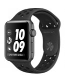Apple Watch 3 Nike+ Wi-Fi 42 мм алюминий серый космос/антрацитовый, черный (MQL42)