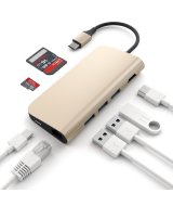 Переходник (адаптер)  для MacBook Pro  Satechi TYPE-C MULTI-PORT ADAPTER 4K WITH ETHERNET