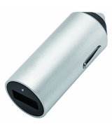 Автомобильное зарядное устройство Budi Car charger 1USB 2.4 A Silver