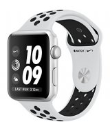 Apple Watch 3 Nike+ Wi-Fi+LTE 42 мм серебристый алюминий/чистая платина, черный (MQLC2)