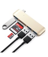 Переходник (адаптер)  для MacBook Satechi Type-C USB Hub - Gold