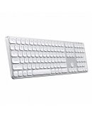 Беспроводная клавиатура Satechi Aluminum Bluetooth Wireless Keyboard - Серебристый Артикул: ST-AMBKS-RU