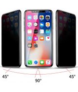 Защитное стекло для iPhone X, XS, 11 Pro полноэкранное антишпион