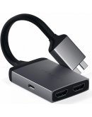 Адаптер Satechi Type-C Dual HDMI Adapter ST-TCDHAM (Space Grey)