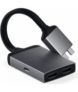 Адаптер Satechi Type-C Dual HDMI Adapter ST-TCDHAM (Space Grey)