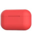 Чехол для Airpods Pro Silicone Case красный
