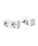 Умные розетки и таймеры: Satechi Homekit Dual Smart Outlet White ST-HK2OAW-EU