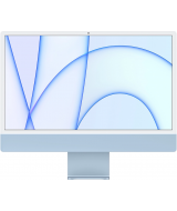 Apple iMac 24" Retina 4,5K, (M1 8C CPU, 7C GPU), 8 ГБ, 256 ГБ SSD, синий (MJV93)