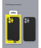 Защитный чехол BASEUS Liquid Silica Gel Protective Case для Apple iPhone 13 Pro Max черный