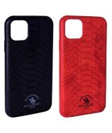 Чехол Polo Knight санта барбара Case iPhone 13 Pro Max /13 Pro Красный/Коричневый