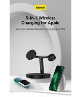 Беспроводное зарядное Baseus Swan 3-in-1 Wireless Magnetic Charging Bracket