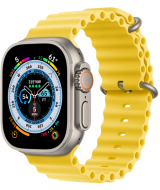 Apple Watch Ultra GPS + Cellular, 49 мм, корпус из титана, ремешок Ocean желтого цвета
