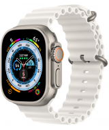 Apple Watch Ultra GPS + Cellular, 49 мм, корпус из титана, ремешок Ocean белого цвета