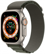 Apple Watch Ultra GPS + Cellular, 49 мм, корпус из титана, ремешок Alpine Loop зелёного цвета