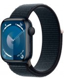Apple Watch Series 9, 41 мм, корпус из алюминия цвета «тёмная ночь», спортивный ремешок цвета «тёмная ночь»