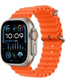 Apple Watch Ultra 2 GPS + Cellular, 49 мм, корпус из титана, ремешок Ocean оранжевого цвета