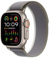Apple Watch Ultra 2 GPS + Cellular, 49 мм, корпус из титана, ремешок Trail зеленого/серого цвета, размер S/M