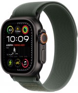 Apple Watch Ultra 2 GPS + Cellular, 49 мм, корпус из черного титана, ремешок Trail зеленого цвета, размер M/L