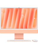 Apple iMac 24" Retina 4,5K (M4 10C CPU, 10C GPU, 2024), 24 ГБ, 512 ГБ SSD, оранжевый