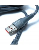 Кабель PROFIT  Type-C - Lightning 1m 30W тканевая оплётка