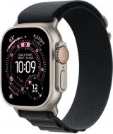 Умные часы Apple Watch Ultra 3 LTE 49 мм (титановый корпус, природный/черный, текстильный ремешёк размера L)