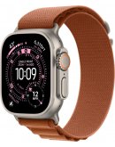 Умные часы Apple Watch Ultra 3 LTE 49 мм (титановый корпус, природный/терракота, текстильный ремешёк размера M)