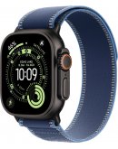 Умные часы Apple Watch Ultra 3 LTE 49 мм (титановый корпус, черный/синий, нейлоновый ремешёк размера S/M)
