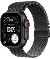 Умные часы Apple Watch Ultra 3 LTE 49 мм (титановый корпус, черный/металл (титан), миланская петля M)