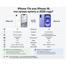 iPhone 17e или iPhone 16: какой недорогой iPhone лучше купить в 2026 году