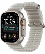 Умные часы Apple Watch Ultra 4 LTE 49 мм (титановый корпус, природный/серый, ремешок из эластомера)