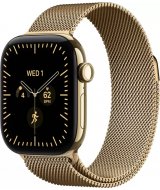 Apple Watch S12 46 Gold Titanium Gold Milanese Loop GPS + Cellular